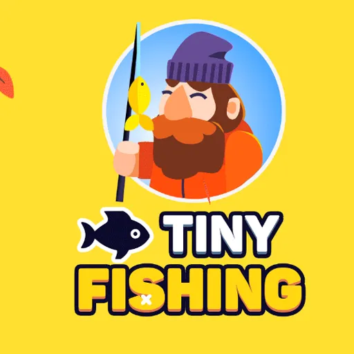 Tiny Fishing played in a browser